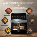 Russell Taylors 3D Visible Window Digital Air Fryer Extra Large (6.5L) Z7 Penggoreng Udara