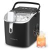 Celebrate with Us Anniversary Limited-Time & Limited-Quantity Deal $ 99.00：CROWNFUL Ice Maker Countertop, Portable Self-Cleaning Ice Maker Machine with Handle, Scoop and Basket, 9 Bullet Ice Cubes in 6 Mins, 12kg/24H, Ideal for Home, Kitchen, Office, Bar, Party