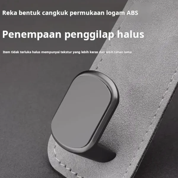 Chair back hook, Simple but practical design — bags & items are easy to hang! 🚗🛍 #CangkukTempatDuduk #KeretaKemas