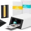 Liene PixCut S1 Color Sticker Printer & Cutting Machine - All-in-One Sticker Maker for DIY Crafts, Custom Labels & Gifts. Thermal Dye-Sublimation Photo Printer, 300 DPI, Precise AI Auto-Cutting
